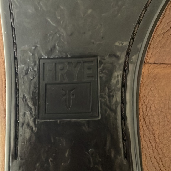 Frye Leather Ballet Flats Women’s Size 8 Medium Regina Cognac Brown Pointed Toe - Picture 5 of 11